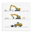 thumbnail image 1 of Stupell Industries Eclectic Construction Digs Machine Canvas Art, 17 x 17, by Creative Studio, 1 of 8