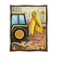 thumbnail image 1 of Stupell Industries Construction Site Painting Transportation Painting Gray Floater Framed Art Print Wall Art, 25 x 31, 1 of 10