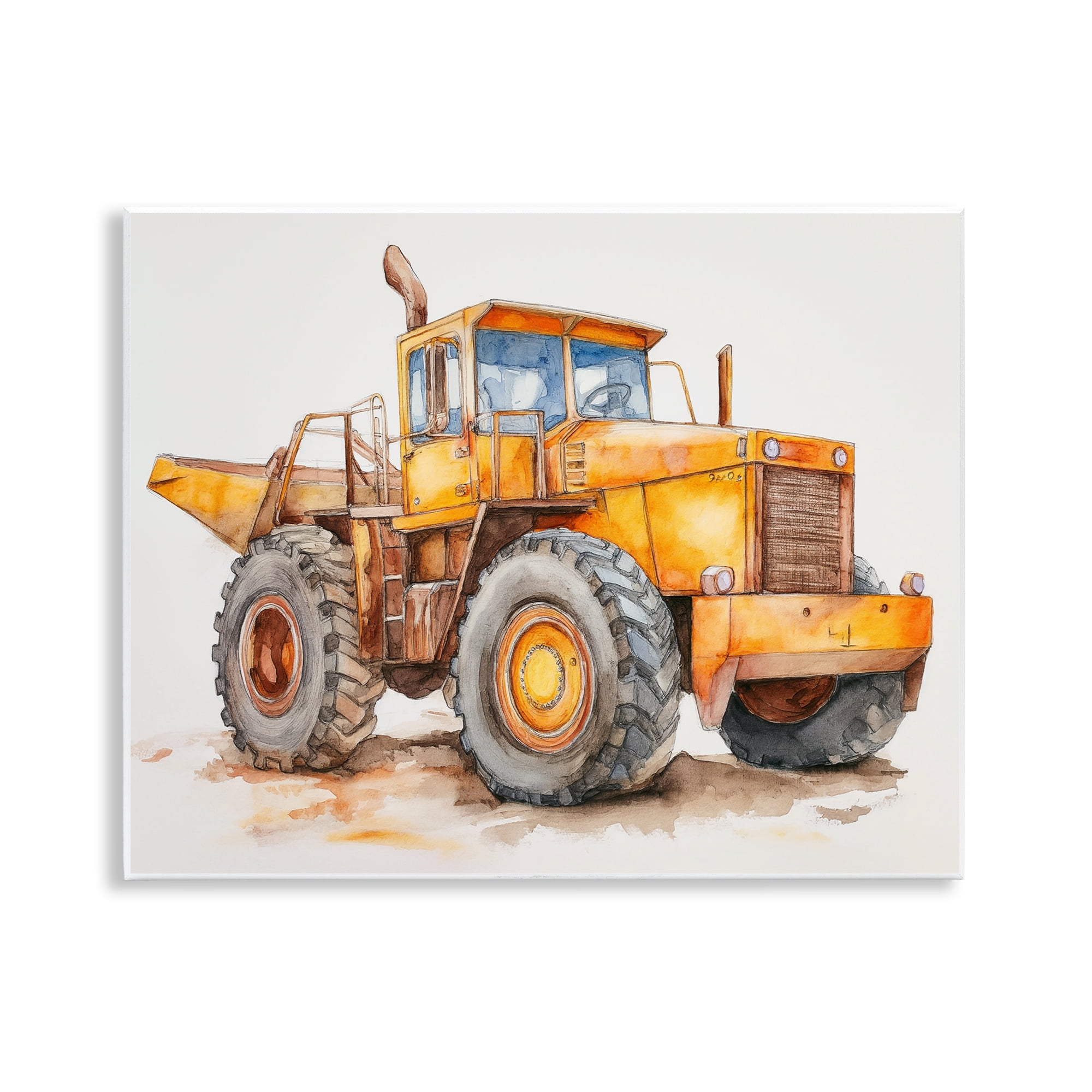 Stupell Industries Construction Truck Whimsicality Wall Plaque Art, design by Steve Hunziker
