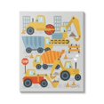 thumbnail image 1 of Stupell Industries Construction Vehicles Bulldozing Buildings Traffic Cones Illustration Canvas Wall Art, 36 x 48, Design by Lisa Perry Whitebutton, 1 of 5