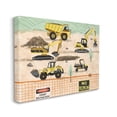 thumbnail image 1 of Stupell Industries Construction Vehicles Cartoon Painting Design Canvas Wall Art by Ziwei Li, 1 of 5