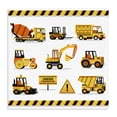 thumbnail image 1 of Stupell Industries Contemporary Construction Vehicles with Warning Canvas Art, 17 x 17, by Creative Studio, 1 of 8
