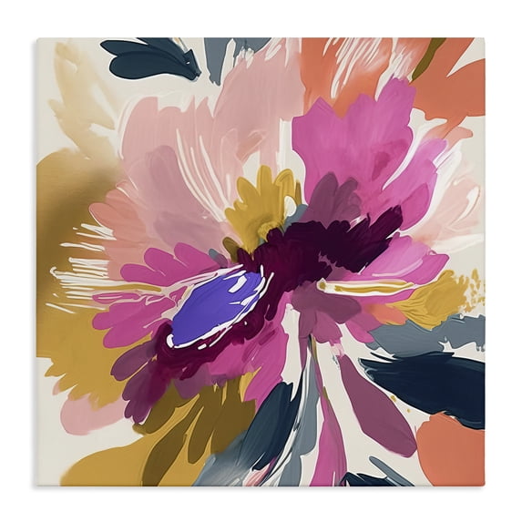 Stupell Industries Contemporary Abstract Flower Petals Canvas Art, 17 x 17, by Andrea Haase