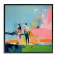 thumbnail image 1 of Stupell Industries Contemporary Abstract Golfing Scene Black Framed Giclee Art, 12 x 12, by Irena Orlov, 1 of 8