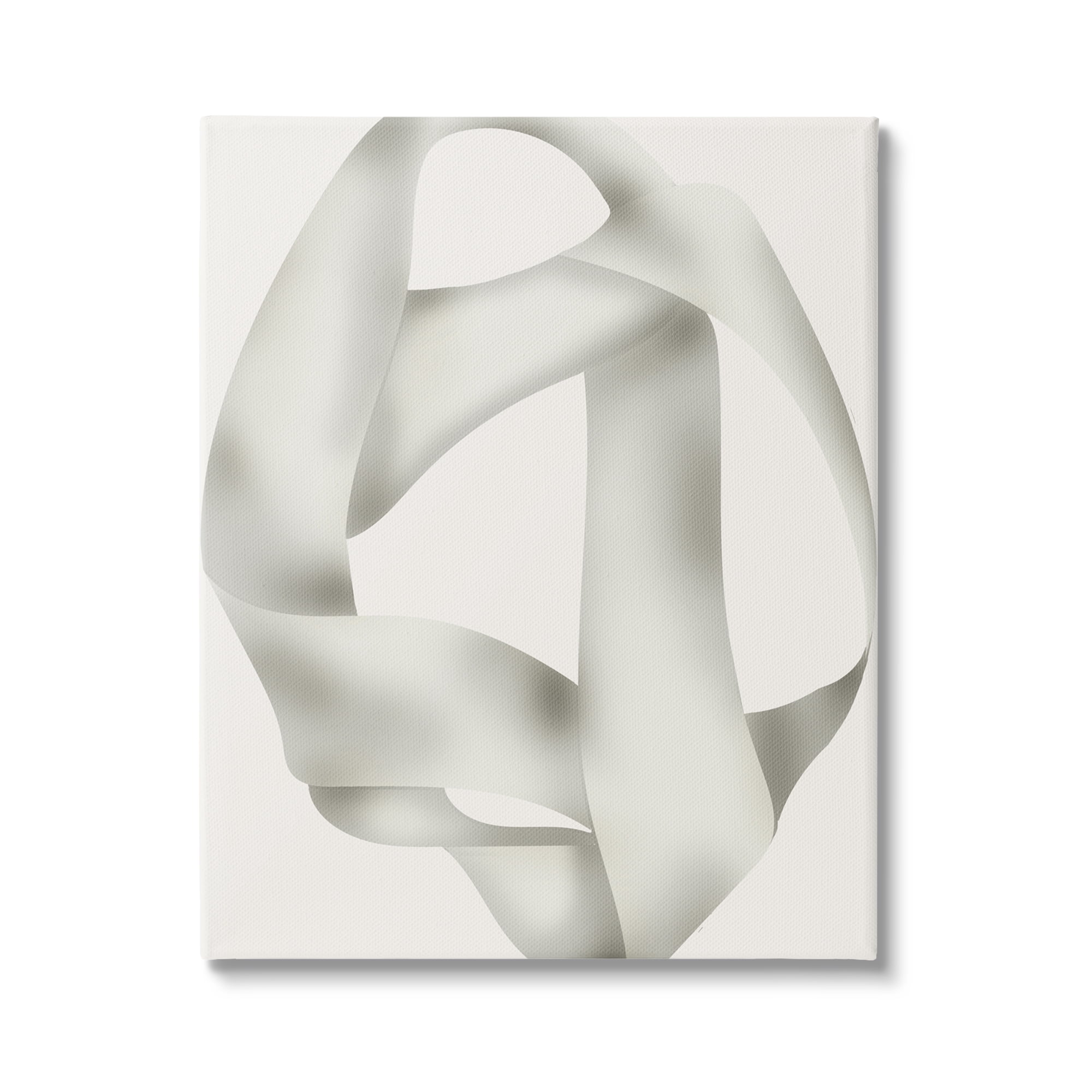 Stupell Industries Contemporary Abstract Overlap Abstract Painting Gallery Wrapped Canvas Art Print Wall Art, 30 x 40