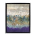 thumbnail image 1 of Stupell Industries Contemporary Abstract Purple Green Landscape Black Floating Frame Canvas Art, 17 x 21, by K. Nari, 1 of 7