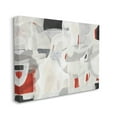 thumbnail image 1 of Stupell Industries Contemporary Abstract White Curves Red Highlights,24 x 30,Designed by Kippi Leonard, 1 of 5