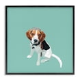 thumbnail image 1 of Stupell Industries Contemporary Beagle with Tiara Black Framed Giclee Art, 17 x 17, by Amelia Noyes, 1 of 7