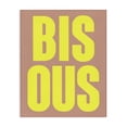 thumbnail image 1 of Stupell Industries Contemporary Bisous Kiss Typography Canvas Art, 24 x 30, by House of Lulu, 1 of 7