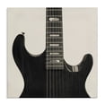 thumbnail image 1 of Stupell Industries Contemporary Black Electric Guitar Canvas Art, 17 x 17, by Deborah Revell, 1 of 8