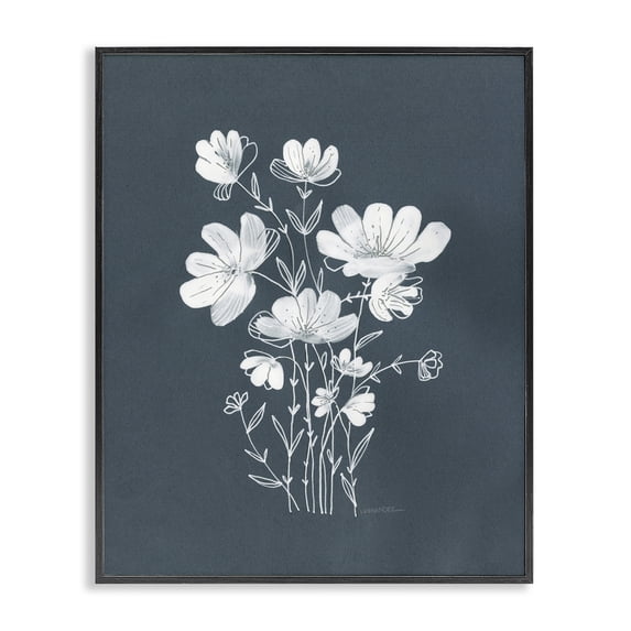 Stupell Industries Contemporary Black Framed Giclee Art, 11 x 14, by Leeza Hernandez