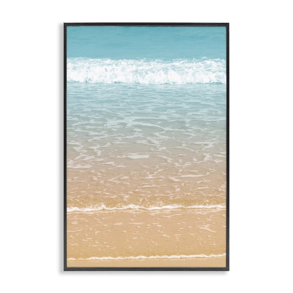 Stupell Industries Contemporary Black Framed Giclee Art, 12 x 18, by Nataly White