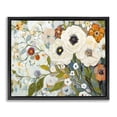 thumbnail image 1 of Stupell Industries Contemporary Blooming Round Flowers Arrangement Black Floating Frame Canvas Art, 21 x 17, by Franklyn Gregory, 1 of 7