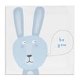 thumbnail image 1 of Stupell Industries Contemporary Blue Be You Bunny Canvas Art, 24 x 24, by Carla Daly, 1 of 7