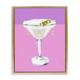 thumbnail image 1 of Stupell Industries Contemporary Bright Olive Martini Gold Floating Frame Canvas Art, 25 x 31, by Susan Jill, 1 of 7