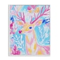 thumbnail image 1 of Stupell Industries Contemporary Bright Pastel Deer White Framed Giclee Art, 16 x 20, by Arlington Prints, 1 of 8