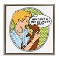 thumbnail image 1 of Stupell Industries Contemporary Brown Floating Frame Canvas Art, 18 x 18, by Dog Is Good, 1 of 8