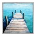 thumbnail image 1 of Stupell Industries Contemporary Coastal Dock Landscape Gray Framed Giclee Art, 24 x 24, by Ray Powers, 1 of 7