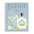 thumbnail image 1 of Stupell Industries Contemporary Cocktail Time Gin Recipe White Framed Giclee Art, 16 x 20, by Angela Nickeas, 1 of 8
