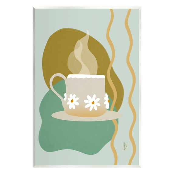 Stupell Industries Contemporary Coffee Cup Shapes Food & Beverage Painting Unframed Art Print Wall Art