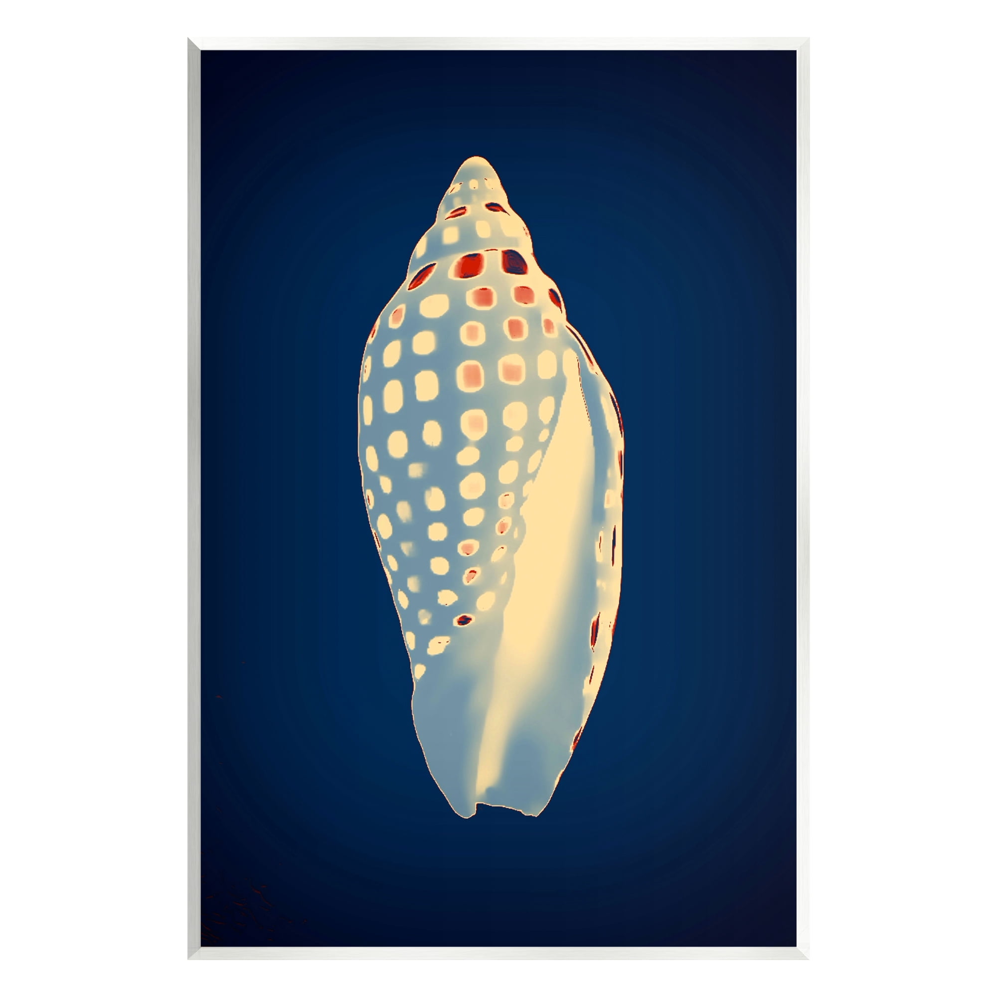 Stupell Industries Contemporary Conch Shell Animals & Insects Painting Unframed Art Print Wall Art, 13 x 19