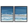 thumbnail image 1 of Stupell Industries Contemporary Crashing Beach Wave Shore Black 2pc Floating Frame Art Set, 25 x 31 each, by Ethan Harper, 1 of 8