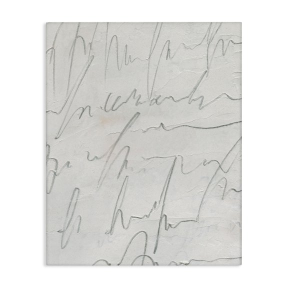 Stupell Industries Modern Contemporary Cursive Script Abstract Scribble Words Canvas Art, 16 x 20, by Emma Caroline