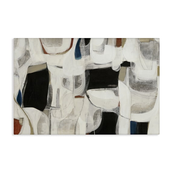 Stupell Industries Contemporary Dynamic Earthy Shapes Canvas Art, 30 x 20, by Kippi Leonard