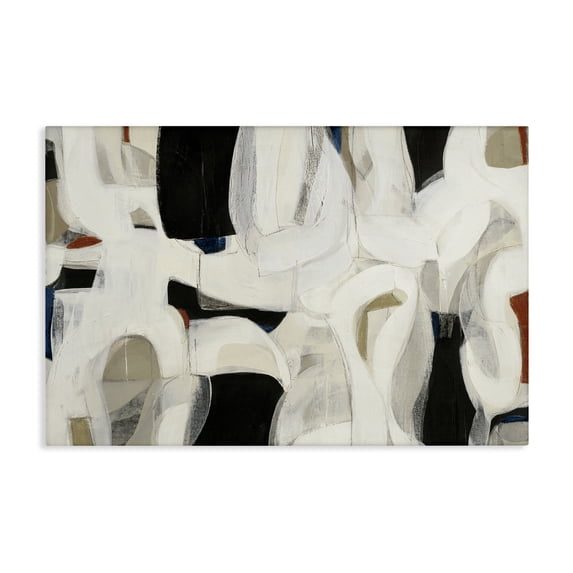 Stupell Industries Contemporary Dynamic Earthy Shapes Canvas Art, 36 x 24, by Kippi Leonard