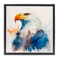thumbnail image 1 of Stupell Industries Contemporary Eagle with Strong Gaze Black Floating Frame Canvas Art, 18 x 18, by Walker Noble, 1 of 8
