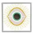 thumbnail image 1 of Stupell Industries Contemporary Evil Eye Symbol Abstract Painting Gray Framed Art Print Wall Art, 1 of 7