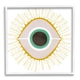 thumbnail image 1 of Stupell Industries Contemporary Evil Eye Symbol Abstract Painting White Framed Art Print Wall Art, 1 of 7