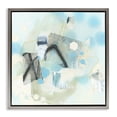 thumbnail image 1 of Stupell Industries Contemporary Expressive Blue Abstraction Gray Floating Frame Canvas Art, 18 x 18, by June Erica Vess, 1 of 8