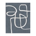 thumbnail image 1 of Stupell Industries Contemporary Freeflow Line on Blue Canvas Art, 30 x 40, by Nina Blue, 1 of 8