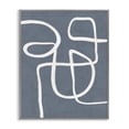 thumbnail image 1 of Stupell Industries Contemporary Freeflow Line on Blue Gray Framed Giclee Art, 11 x 14, by Nina Blue, 1 of 8