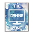 thumbnail image 1 of Stupell Industries Contemporary Gaming Zone Moniter Gray Framed Giclee Art, 11 x 14, by Marcus Prime, 1 of 8