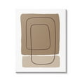 thumbnail image 1 of Stupell Industries Contemporary Geometric Square Shapes Simple Squiggle Line Graphic Art Gallery Wrapped Canvas Print Wall Art, Design by Alpenglow Workshop, 1 of 7