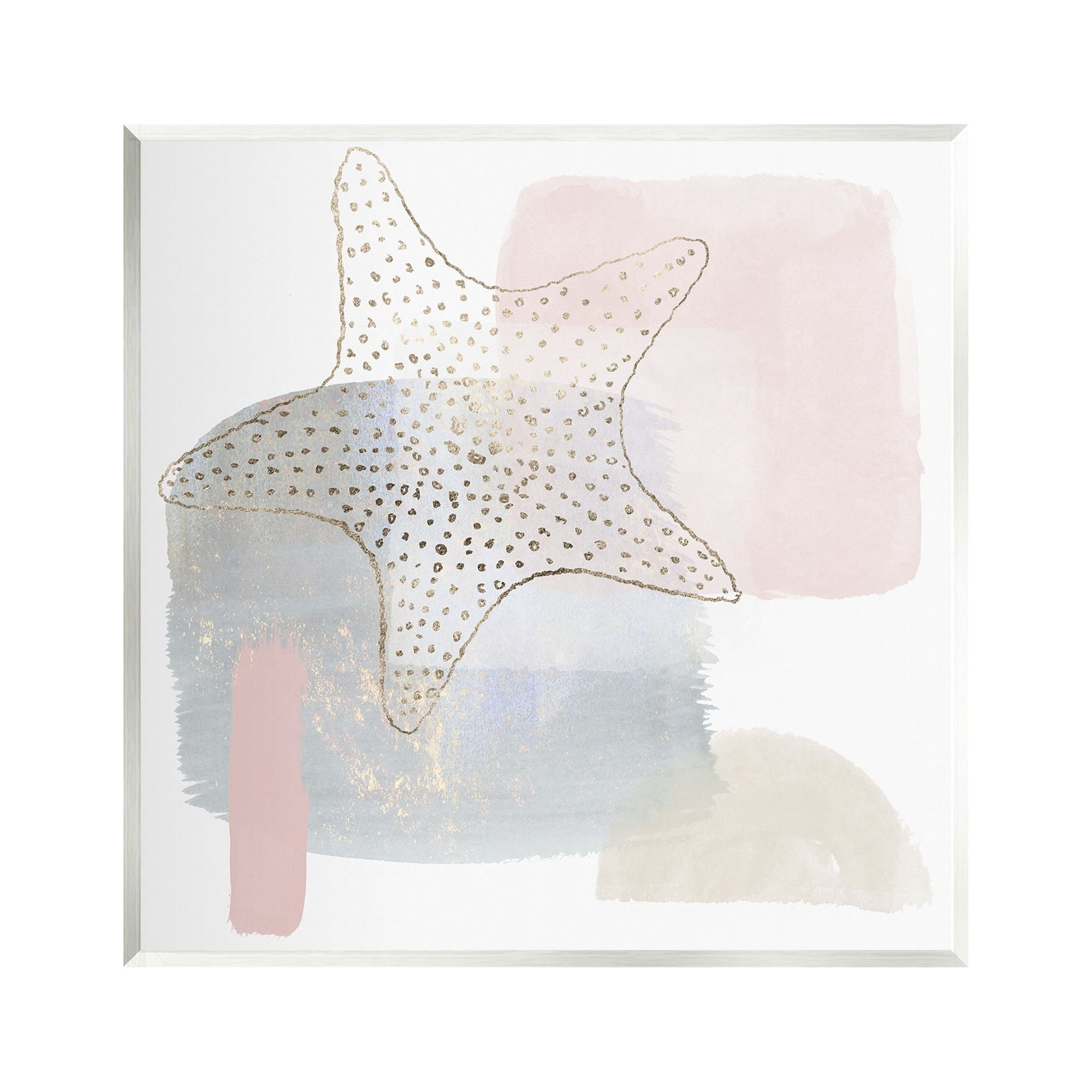 Stupell Industries Contemporary Glam Starfish Animals & Insects Painting Unframed Art Print Wall Art, 12 x 12