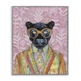 thumbnail image 1 of Stupell Industries Contemporary Golden Glance Panther Gray Framed Giclee Art, 24 x 30, by Svetlana Aleynikova, 1 of 8
