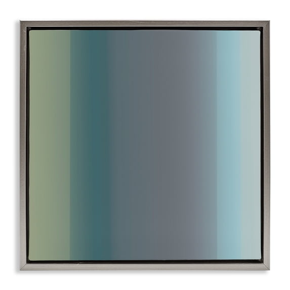 Stupell Industries Contemporary Gray Floating Frame Canvas Art, 25 x 25, by Third & Wall Studios