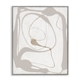 thumbnail image 1 of Stupell Industries Contemporary Gray Very Abstract Figure Gray Framed Giclee Art, 24 x 30, by Lanie Loreth, 1 of 8