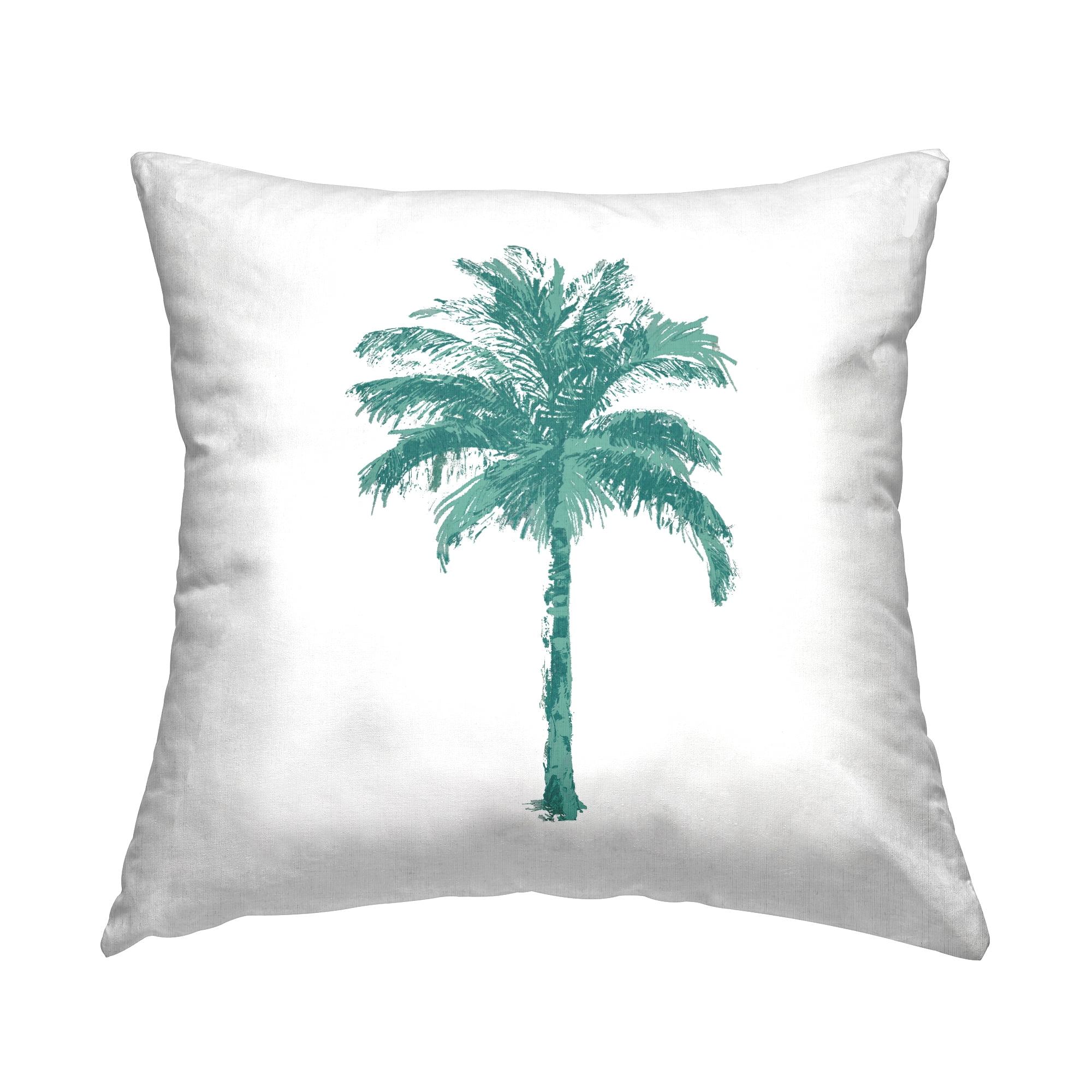 Stupell Industries Contemporary Green Palm Tree Printed Throw Pillow Design by Kristen Drew