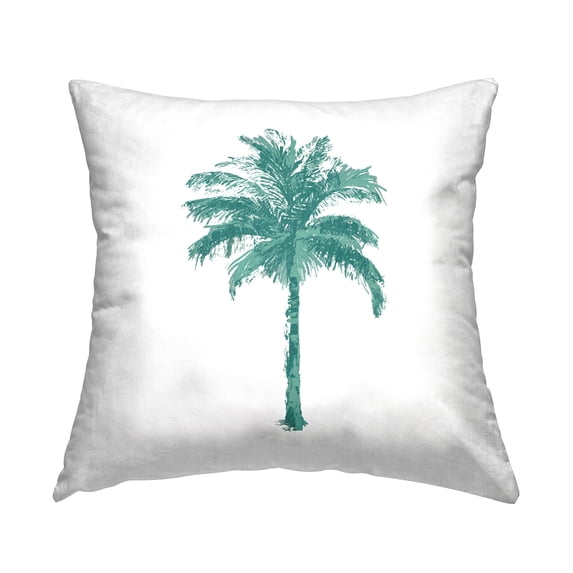 Stupell Industries Contemporary Green Palm Tree Printed Throw Pillow Design by Kristen Drew