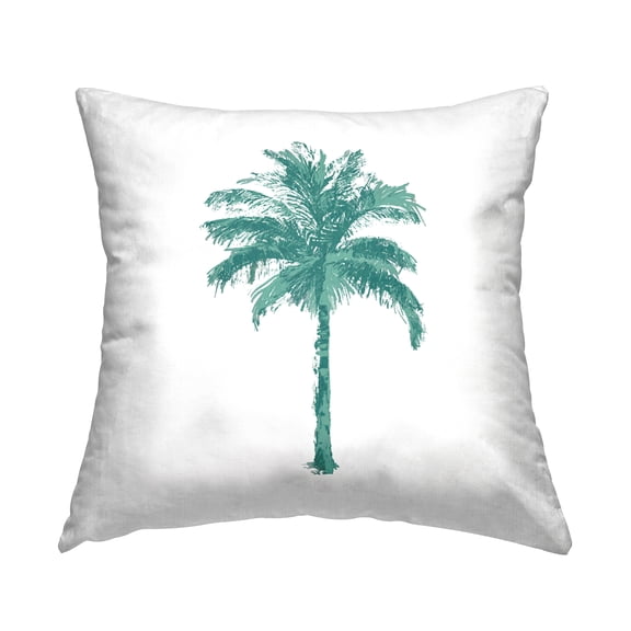 Stupell Industries Contemporary Green Palm Tree Printed Throw Pillow Design by Kristen Drew