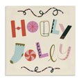thumbnail image 1 of Stupell Industries Contemporary Holly Jolly Eclectic Holiday Canvas Art, 24 x 24, by Sazerelli Designs, 1 of 7
