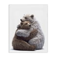 thumbnail image 1 of Stupell Industries Contemporary Hugging Bear Pair Canvas Art, 16 x 20, by Annalisa Latella, 1 of 8