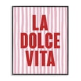 thumbnail image 1 of Stupell Industries Contemporary La Dolce Vita Red Black Framed Giclee Art, 11 x 14, by House of Lulu, 1 of 8