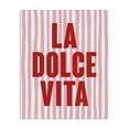 thumbnail image 1 of Stupell Industries Contemporary La Dolce Vita Red Canvas Art, 16 x 20, by House of Lulu, 1 of 8