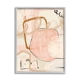 thumbnail image 1 of Stupell Industries Contemporary Layered Abstract Shapes Graphic Art Gray Framed Art Print Wall Art, Design by Kim Allen, 1 of 7