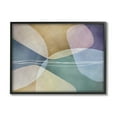thumbnail image 1 of Stupell Industries Contemporary Layered Shapes Abstract Painting Black Framed Art Print Wall Art, 14 x 11, 1 of 9